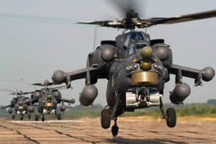 Nga đã điều nhiều trực thăng Mi-28 tới Syria (Nguồn: Warfare.be)