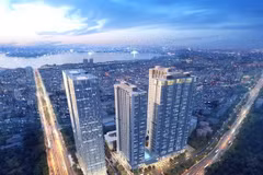 Toàn cảnh Vinhomes Metropolis nhìn từ trên cao 