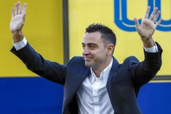 Xavi Hernandez trong ngày ra mắt. (Nguồn: AP)