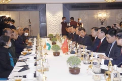 Chủ tịch Quốc hội Vương Đình Huệ hội đàm với Chủ tịch Hạ viện Ấn Độ