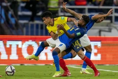 Colombia và Brazil chia điểm. (Nguồn: AP)
