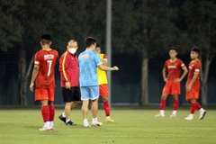 U23 Việt Nam nỗ lực tập luyện chuẩn bị cho vòng loại U23 châu Á