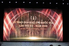 Hình ảnh tại Lễ trao giải Báo chí Quốc gia lần XV-năm 2020