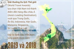[Infographics] Việt Nam nhận giải 'điểm đến hàng đầu châu Á'