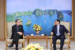 Thủ tướng Phạm Minh Chính tiếp ông Patrick Paul Gelsinger, Giám đốc điều hành Tập đoàn Intel. (Ảnh: Dương Giang/TTXVN)