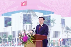 Chủ tịch Quốc hội Vương Đình Huệ phát biểu. (Ảnh: Doãn Tấn/TTXVN)