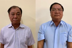 Bị can Lê Tấn Hùng và Nguyễn Thành Mỹ. (Nguồn: Bộ Công an)