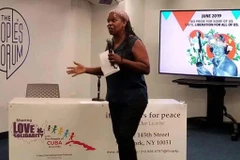 Giám đốc điều hành Giáo đoàn vì hòa bình của Mỹ Gail Walker. (Nguồn: cubasi.com)