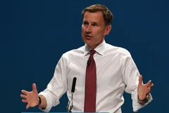 Ngoại trưởng Anh Jeremy Hunt. (Nguồn: AFP/TTXVN)