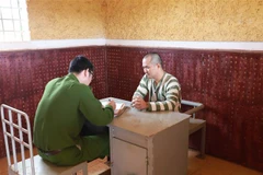 Ông Lưu Văn Nguyện tại cơ quan điều tra. (Ảnh: Ngọc Minh/TTXVN)