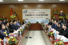 Quang cảnh buổi tọa đàm. (Ảnh: Văn Điệp/TTXVN)