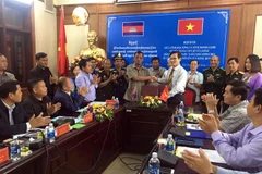 Tỉnh Đắk Nông và tỉnh Mondulkiri thống nhất đề nghị nâng cấp cửa khẩu Đắk Peur (Việt Nam) – Nam Lyr (Campuchia) thành cửa khẩu quốc tế. (Ảnh: Hưng Thịnh/TTXVN)