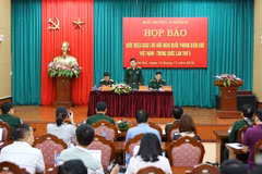 Quang cảnh buổi họp báo. (Ảnh: Dương Giang/TTXVN)
