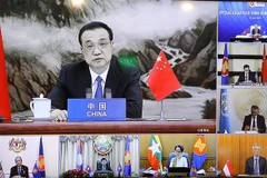 Thủ tướng Trung Quốc Lý Khắc Cường phát biểu. (Ảnh: Thống Nhất/TTXVN)