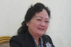 Nghệ sỹ Nhân dân Thanh Trầm. (Ảnh: TTXVN phát)