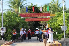Đảo Nam Yết. (Ảnh: Hữu Chiến/Vietnam+)