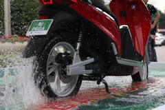 Mẫu xe của PEGA. (Ảnh: Minh Hiếu/Vietnam+)