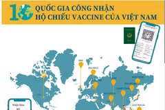 [Infographics] 10 quốc gia công nhận hộ chiếu vaccine của Việt Nam