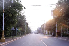 Thủ đô Vientiane của Lào. (Ảnh: Phạm Kiên/TTXVN)