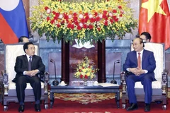 Quang cảnh buổi tiếp. (Ảnh: Thống Nhất/TTXVN)