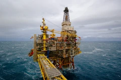 Khai thác dầu khí ở Biển Bắc. (Nguồn: Bloomberg/Getty)