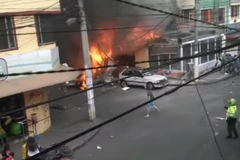 Hiện trường vụ tai nạn. (Nguồn: RCN La Radio)