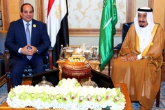 Tổng thống Ai Cập Abdel Fattah al-Sisi và Vua Salman của Saudi Arabia. (Nguồn: SPA)