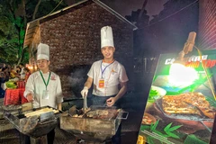 Ẩm thực vùng Tây Bắc với các món như gà nướng mắc kén, cá nướng Pa pỉnh tộp, cơm lam Pắc Pó... (Ảnh: M.Mai/Vietnam+)