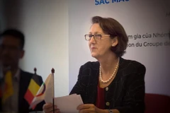 Bà Anne Lange, Đại sứ Bỉ vùng Wallonie-Bruxelles. (Ảnh: M.Mai/Vietnam+)