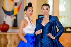 [Photo] Hoa hậu H’Hen Niê cùng Á hậu Hoàng Yến đọ dáng ở Hà Nội 