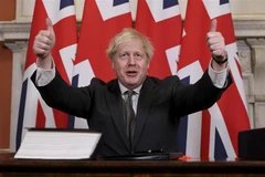 Thủ tướng Anh Boris Johnson. (Ảnh: THX/TTXVN)