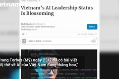 Việt Nam ngày càng thăng hoa trong lĩnh vực trí tuệ nhân tạo