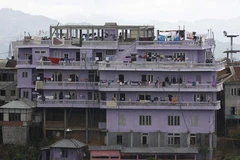 Ngôi nhà của gia đình ông Pu Ziona ở Ấn Độ. (Nguồn: Oddity Central)