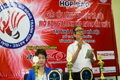 Ông Trần Quang Giao phát biểu tại buổi họp báo. (Ảnh: Minh Chiến/Vietnam+)