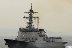 Tàu khu trục tên lửa dẫn đường Aegis của Hải quân Hàn Quốc. (Nguồn: naval-technology.com)