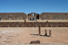 Thánh địa Tiwanaku ở cao nguyên miền Trung Bolivia-nơi nhiều người dân Aymara đến đón năm mới. Nguồn: Internet
