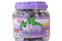 Sản phẩm thạch rau câu hương vị khoai môn nhãn TARO của New Choice Foods có chứa phụ gia chứa DEHP đang bị thu hồi.