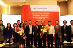 Hội đồng quản trị và ban kiểm soát TPB tại ĐHCĐ 2013-2018. (Nguồn: TienPhong Bank).