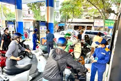 Tổng nguồn xăng dầu tối thiểu năm 2024 tổng cộng gần 28,42 triệu m3/tấn xăng dầu các loại. (Ảnh: Đức Duy/Vietnam+)