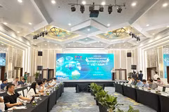 Diễn đàn Triển vọng ngành năng lượng Việt Nam do Báo điện tử VOV, Đài Tiếng nói Việt Nam tổ chức ngày 12/10. (Ảnh: Đức Duy/Vietnam+)