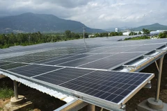 Sản lượng điện phát năng lượng tái tạo trung bình ngày khoảng 3,2 triệu kWh. (Ảnh: Đức Duy/Vietnam+)