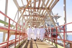 PetroVietnam đã duy trì hoạt động sản xuất-kinh doanh an toàn, ổn định, đạt kết quả cao. (Ảnh: PV/Vietnam+)