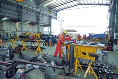 Từ năm 2021đến nay, hầu hết tiến độ giải ngân đầu tư công cơ bản đạt trên 90%. (Ảnh: Đức Duy/Vietnam+)