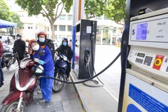 Một điểm bán xăng của Petrolimex. (Ảnh: Đức Duy/Vietnam+)