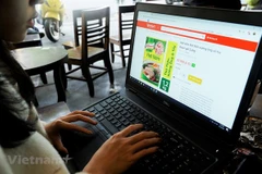 Khoảng 57 triệu đến 60 triệu người Việt Nam tham gia mua sắm trực tuyến với giá trị mua sắm bình quân đầu người từ 260-285 USD. (Ảnh: Vietnam+)