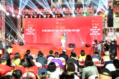 Thứ trưởng Đỗ Thắng Hải cho biết kết quả thực hiện Cuộc vận động “Người Việt Nam ưu tiên dùng hàng Việt Nam” Chương trình Nhận diện hàng Việt đã góp phần hoàn thành xuất sắc các chỉ tiêu kinh tế theo hướng kiềm chế lạm phát, ổn định kinh tế vĩ mô. (Ảnh: Đức Duy/Vietnam+)