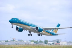 Máy bay Airbus A350 của Vietnam Airlines. (Ảnh: Vietnam Airlines cung cấp)
