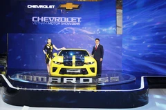 Chevrolet Camaro SS 2016 là mẫu xe “hot” nhất tại Triển lãm Ôtô Việt Nam 2016. (Ảnh: Doãn Đức/Vietnam+)