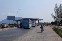 Trạm thu phí Sông Phan của dự án BOT Quốc lộ 1 đoạn Phan Thiết-Đồng Nai. (Ảnh: Doãn Đức/Vietnam+)