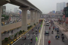 Hầm chui nút giao Thanh Xuân được thông xe và đưa vào khai thác nhằm giảm áp lực giao thông. (Ảnh: Việt Hùng/Vietnam+)